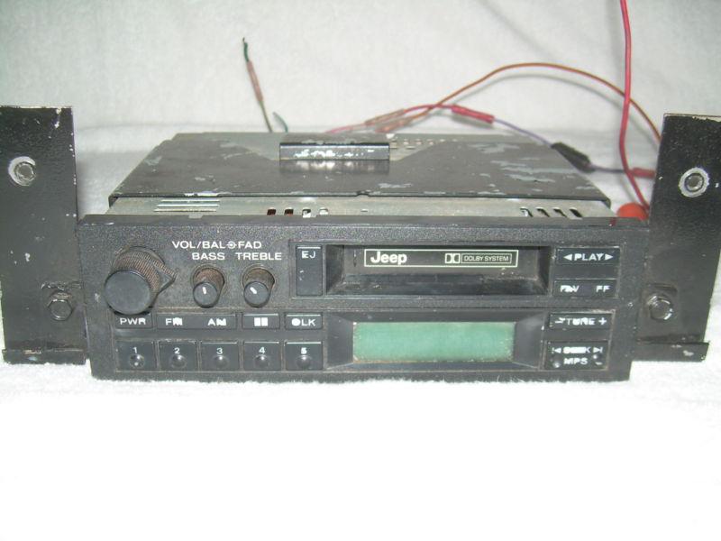 Jeep AM/FM/Cassette Player Receiver (Model # 56007214) & Mounting Bracket, US $8.00, image 3