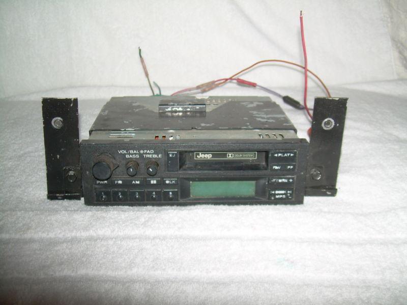 Jeep AM/FM/Cassette Player Receiver (Model # 56007214) & Mounting Bracket, US $8.00, image 4