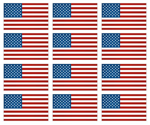 American flag decal 12 2"x1.2" usa old glory vinyl hard hat helmet sticker zu1