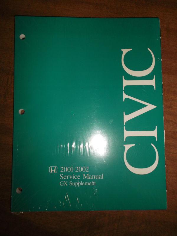 2002 2001 honda civic gx service repair shop manual supplement oem book dealer