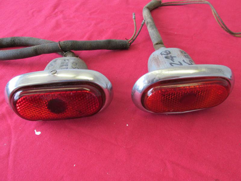 1942-48 ford tail light lamp assemblies pair 1013