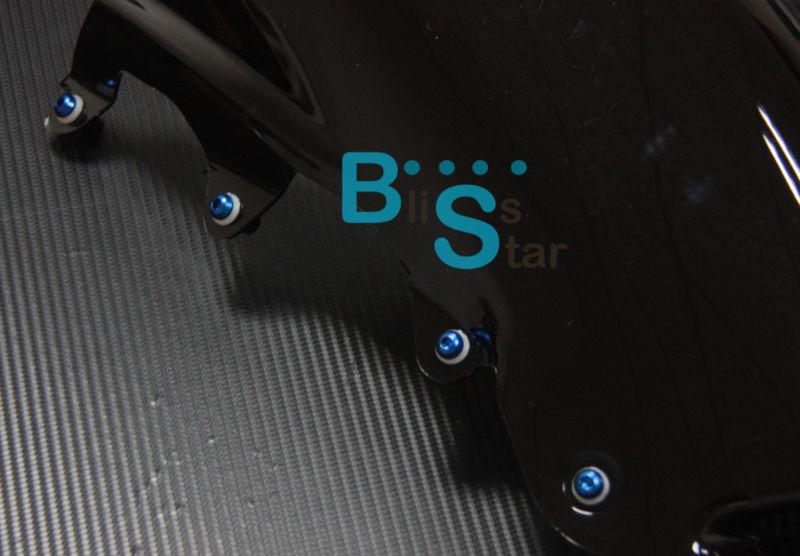 8 X BLUE PRO CNC M5 5MM WINDSCREEN BOLTS KIT WINDSHIELD SCREW MOUNTING NUTS, US $6.99, image 4