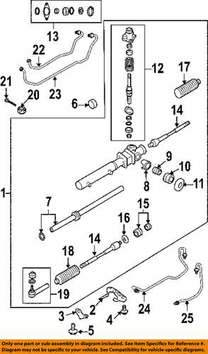 Subaru oem 34191ag06a steering gear-repair kit