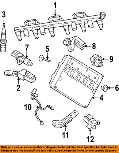 Mopar oem 56041679ac ignition knock (detonation) sensor