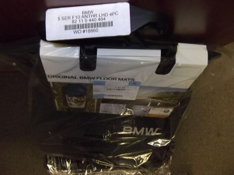 BMW 5 Series F10 Sedan Black Carpet Floor Mat Set 2011-2013 OEM, US $134.00, image 4