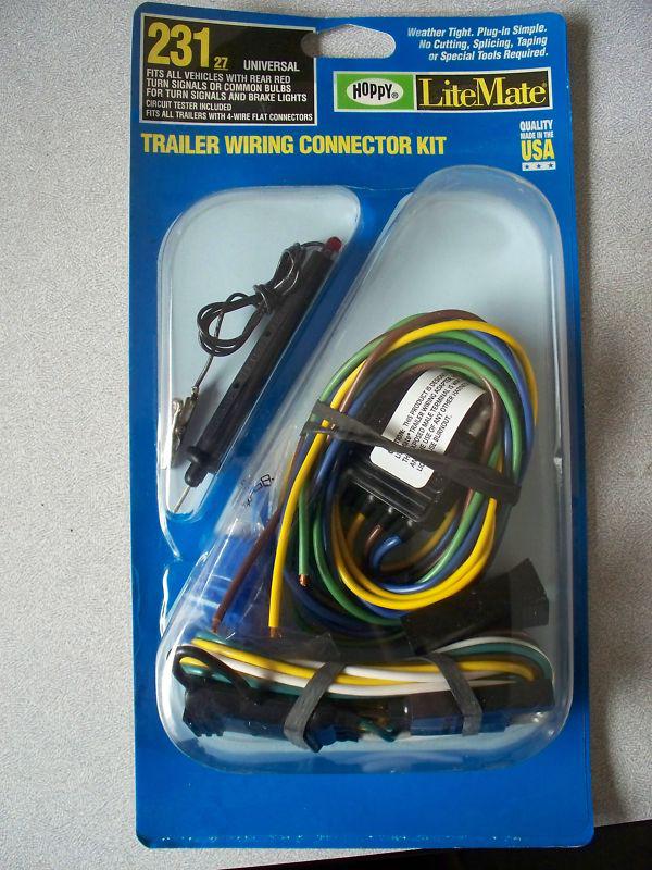 Find Hoppy Lite Mate Trailer Wiring Connector Kit 23127 Universal in