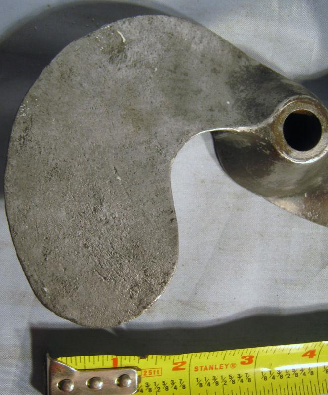 Vintage 2 Blade Aluminum Boat Outboard Propeller For Repair or Decoration, US $11.99, image 2