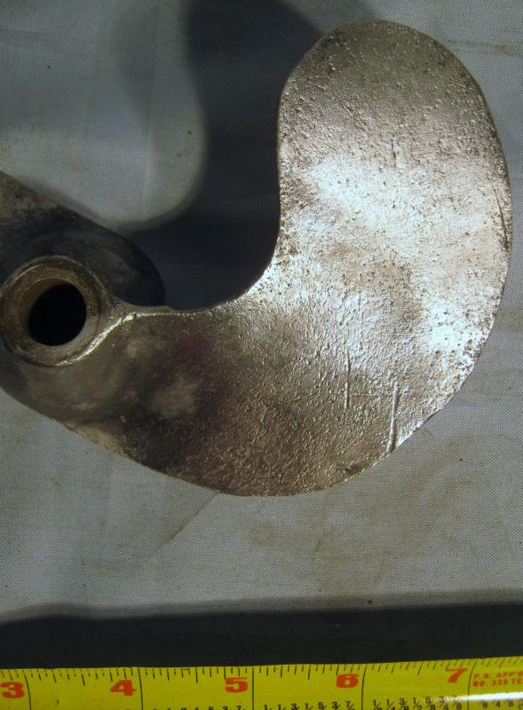 Vintage 2 Blade Aluminum Boat Outboard Propeller For Repair or Decoration, US $11.99, image 3