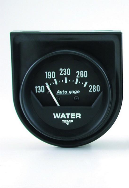Autogage 2361 water temperature 130-280 degrees f 2 1/16" analog gauges -