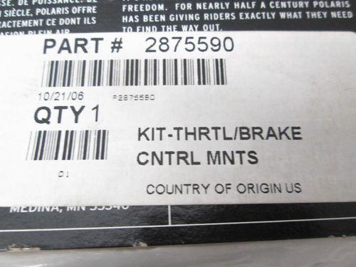 NEW Polaris Hand Guard Mounts HO Fusion Dragon Supersport Edge 2875590 NOS, US $24.95, image 2