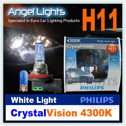 Find PHILIPS 4300K CRYSTAL H11 WHITE HEADLIGHT BULBS HALOGEN KIA FORTE