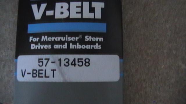 Mercury / quicksilver v-belt 57-13458