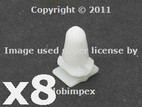 Bmw e21 e23 e30 door sill covering panel clip (8) oem + 1 year warranty