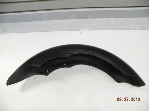 Unique custom black front fender harley chopper bobber steel ironhorse big dog