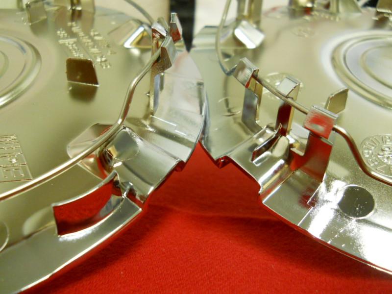 Chrysler Pacifica 17 X 7.5 Wheel aluminum chrome clad center cap Mopar 2pc, US $67.95, image 3