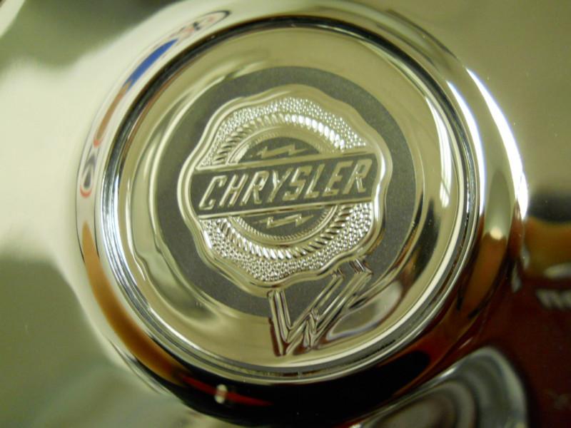 Chrysler Pacifica 17 X 7.5 Wheel aluminum chrome clad center cap Mopar 2pc, US $67.95, image 4