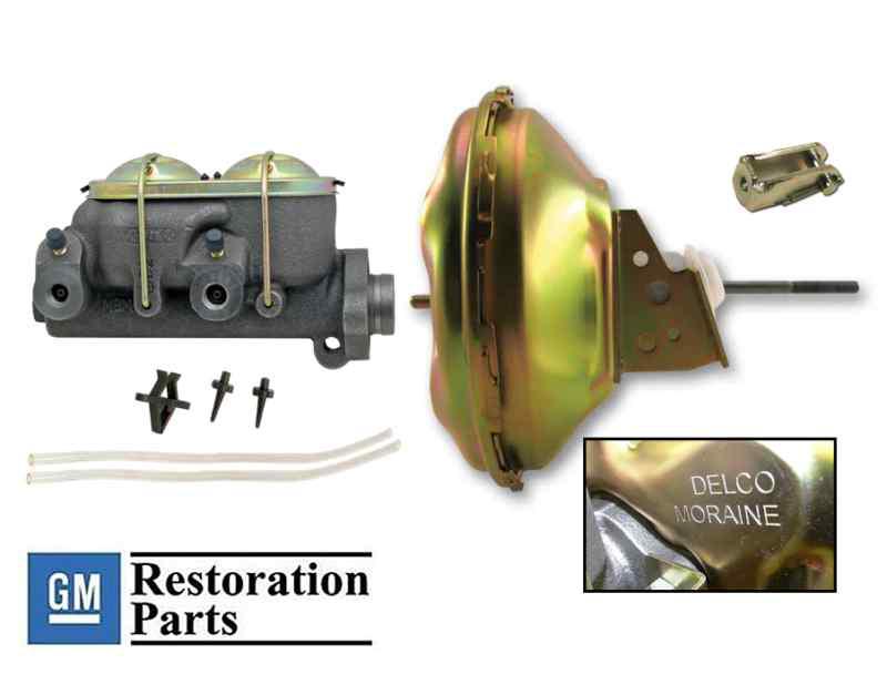 67-72 chevy chevelle 11" delco moraine power brake booster gm restoration disc