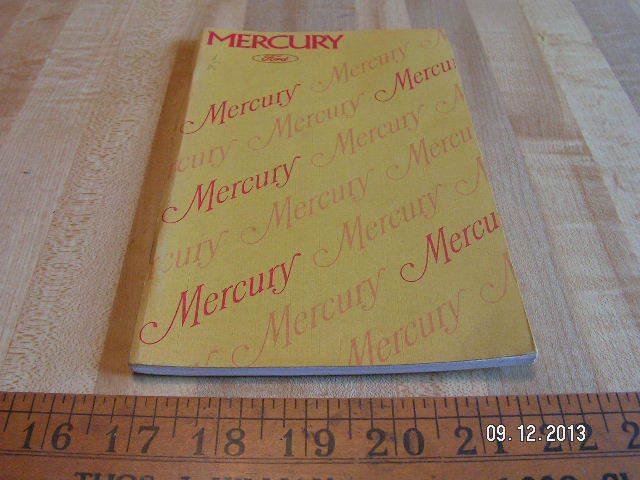 1975 mercury monterey/marquis/marauder/ wagons original owner's/owners manual