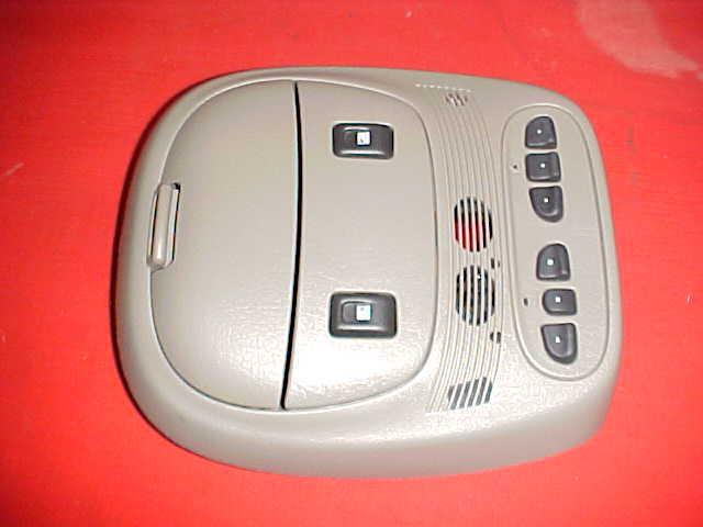 Chevy trailblazer envoy overhead console map dome light home link box 02-04