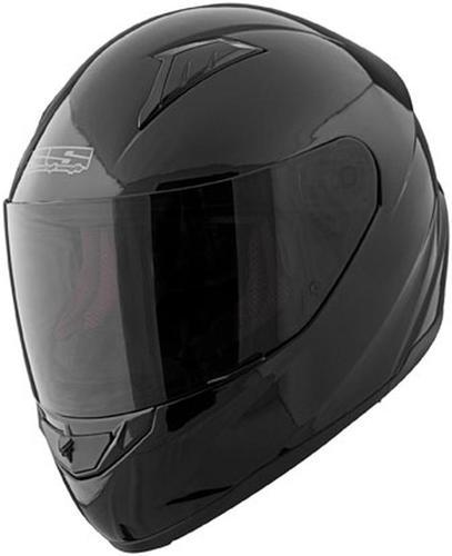 New speed & strength ss1100 full-face solid speed adult helmet, gloss black, xs