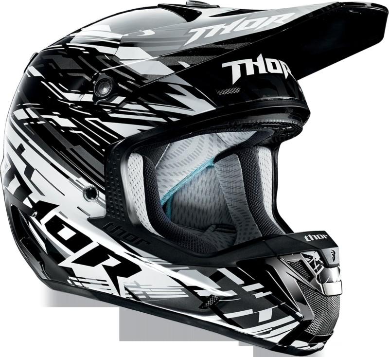Mens thor verge twist black motorcycle mx dirtbike dirt bike motocross helmet 