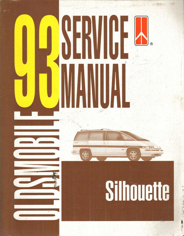 1993 oldsmobile silhouette service manual huge 7 lbs original very good cond