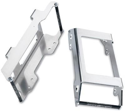 Msr hp radiator braces chrome fits 08-11 husqvarna txc510