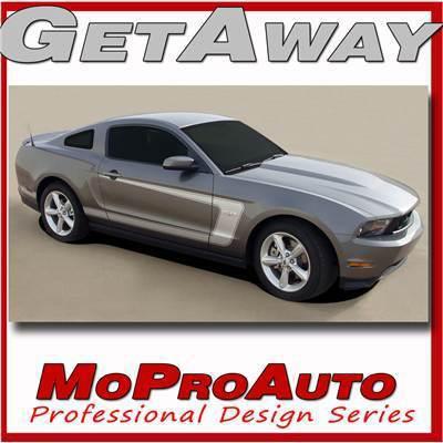 Getaway mustang c stripe vinyl decals graphics * * 3m pro grade 2011 920
