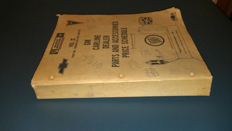 1986 Vol #2 GM GMC Factory OEM Carline Dealer Parts Accessories Price Schedule , US $49.99, image 5