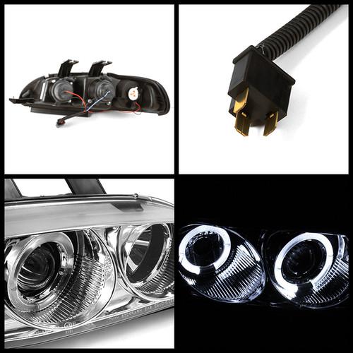 92-95 Civic 3dr Pro Headlights + Philips-LED Perform Tail Lights + Fog Lights, US $279.99, image 2