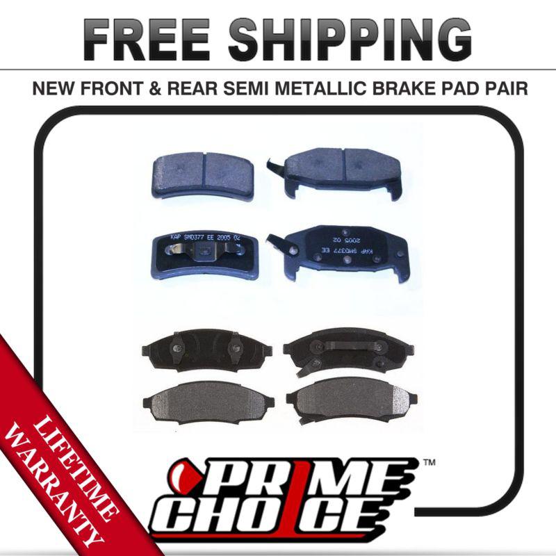 Find Complete Set of Front and Rear Premium Brake Pads with Lifetime