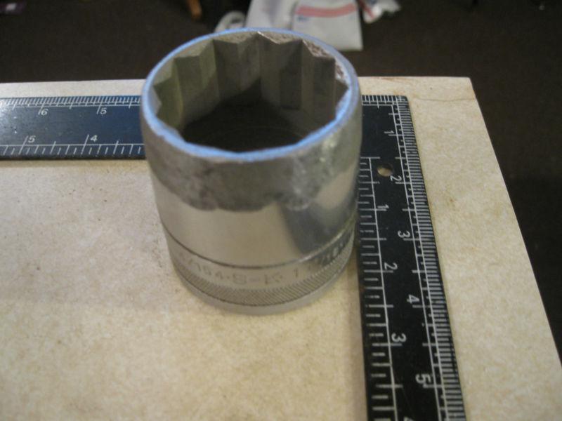 Sk 3/4 drv chrome 12 pt shallow socket  1-11/16 sae