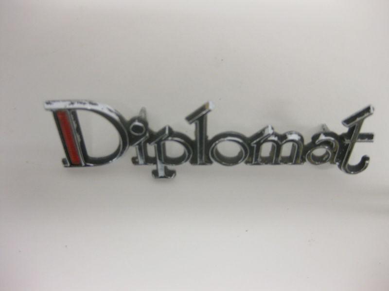 1979 1980 1977 82 83 84 78 DODGE DIPLOMAT EMBLEM #4017344 A DEAL DON'T MISS IT, US $21.28, image 2