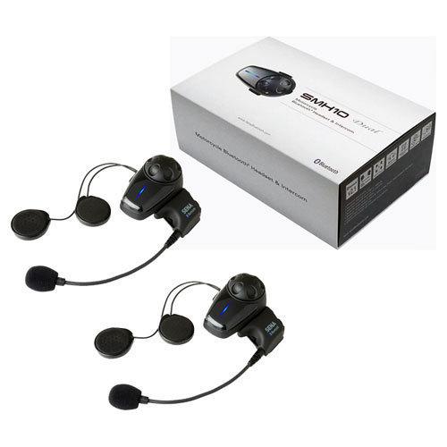 New sena smh10d bluetooth motorcycle intercom headset dual free shipping