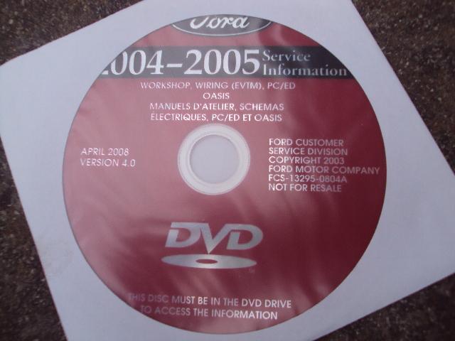 2004 2005 ford mustang explorer f-150 f-250 f-350 diesel service shop manual dvd