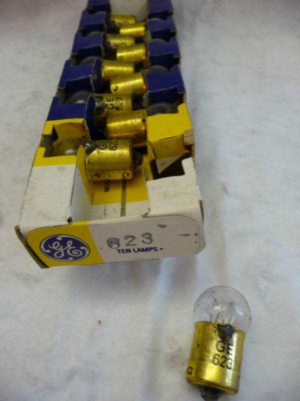 623 general electric light bulb 28 volts nos made in usa (box of 10)