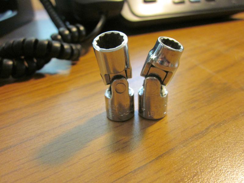 Sell Snapon 2 piece universal sockets 1/4" drive 12 point Chrome