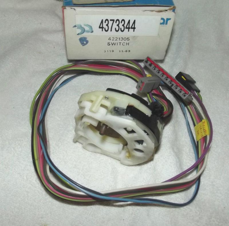 80’s mopar nos turn signal switch #4221305 changed to #4373344