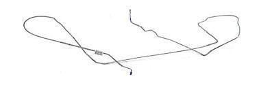 67 mustang 289 pre bent fuel line, tank to  fuel pump