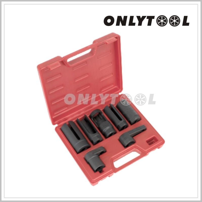 7pc oxgen sensor removal socket kit auto presentation garag tool car set f189042