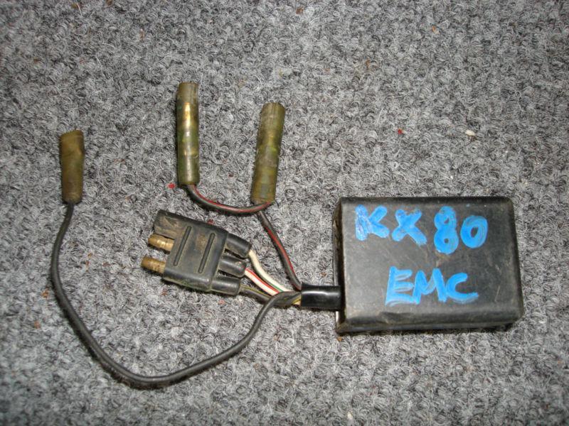 Kawasaki kx80 1986-1988 kx 80 big wheel cdi box igniter spark unit module oem