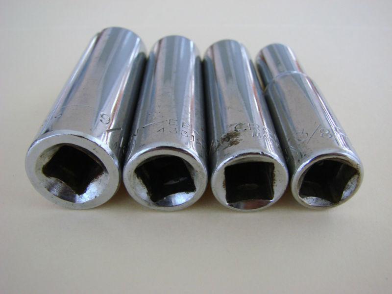 Lot of 4 Sears Craftsman 3/8