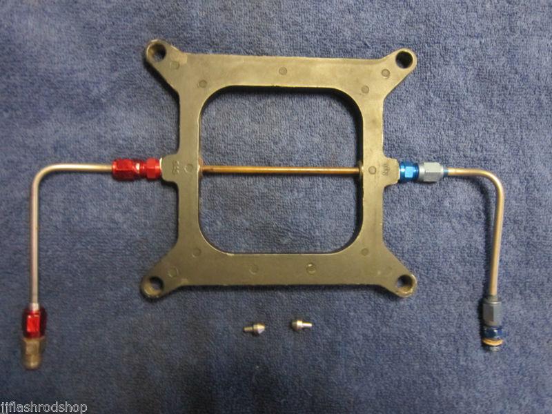 Sell NOS Cheater Nitrous Holley Carb Spray Plate Kit, w/ 125 HP Jets