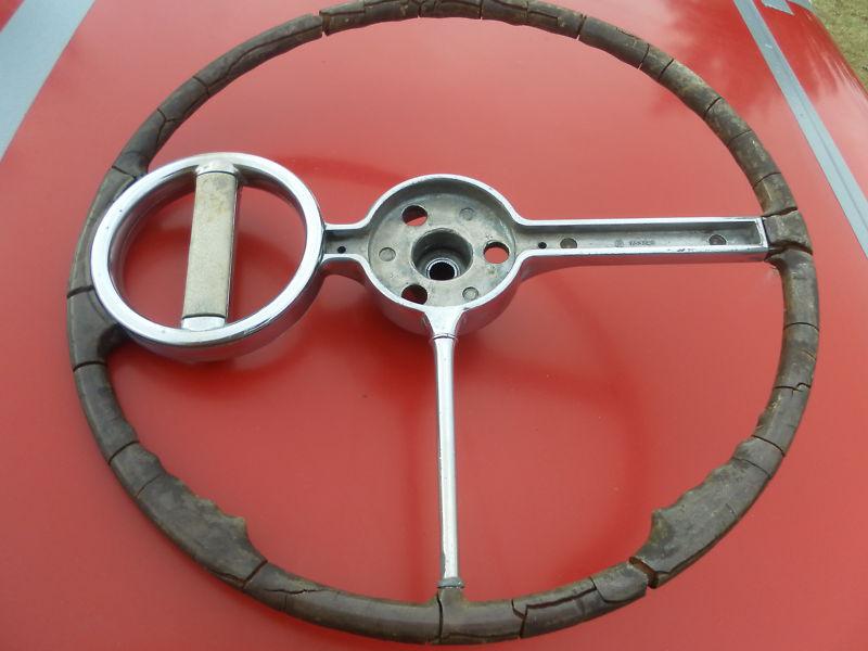 1941 1940 chevy deluxe steering wheel c/w built in spinner rat rod hot rod rare