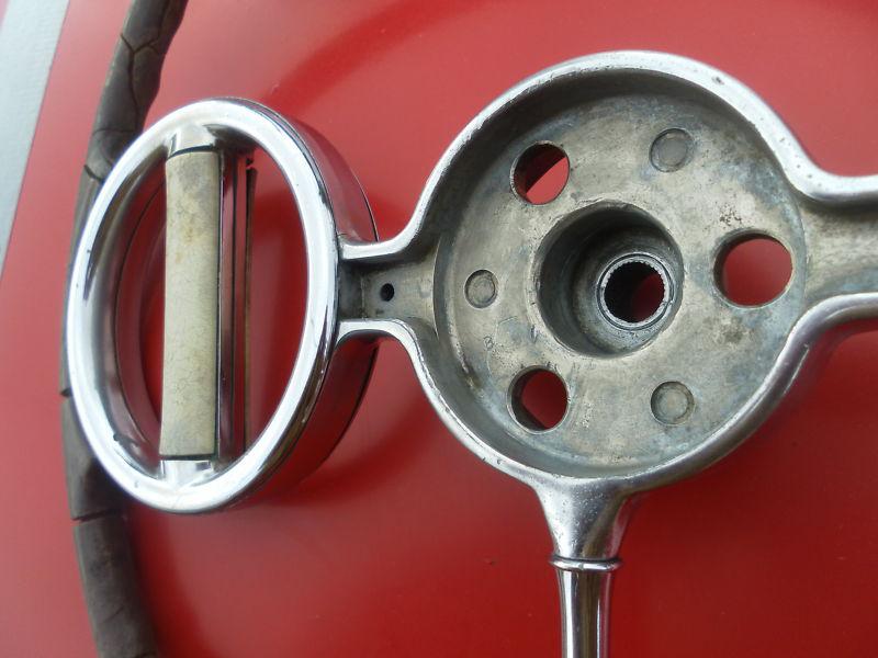 1941 1940 chevy deluxe steering wheel c/w built in spinner rat rod hot rod rare, US $399.99, image 4