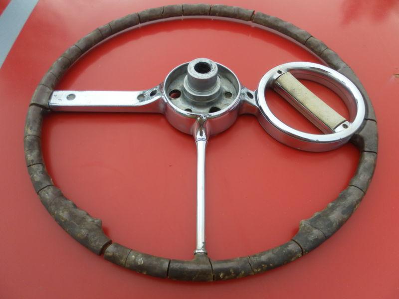 1941 1940 chevy deluxe steering wheel c/w built in spinner rat rod hot rod rare, US $399.99, image 8