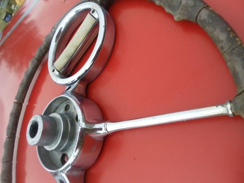 1941 1940 chevy deluxe steering wheel c/w built in spinner rat rod hot rod rare, US $399.99, image 10