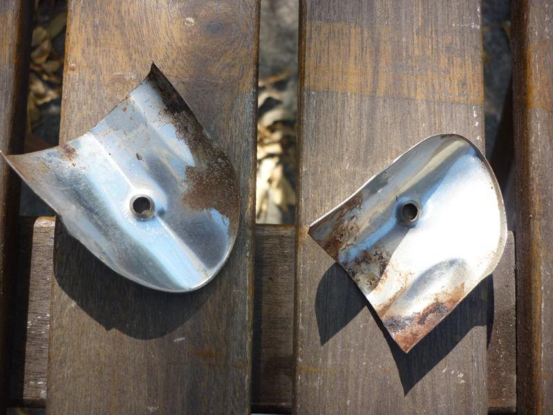 1959 edsel corsair hardtop dash trim stainless steel molding corner pair ford