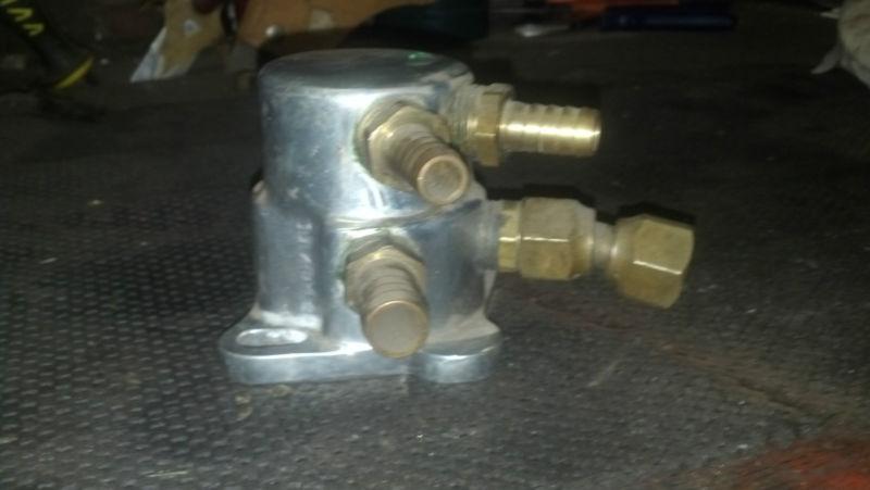 Bbc thermostat housing for jetboat hotboat vdrive