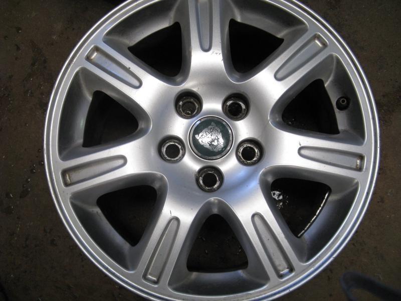 03 04 05 jaguar s type wheel rim 16x6-1/2 16" factory original oem alloy 10spoke